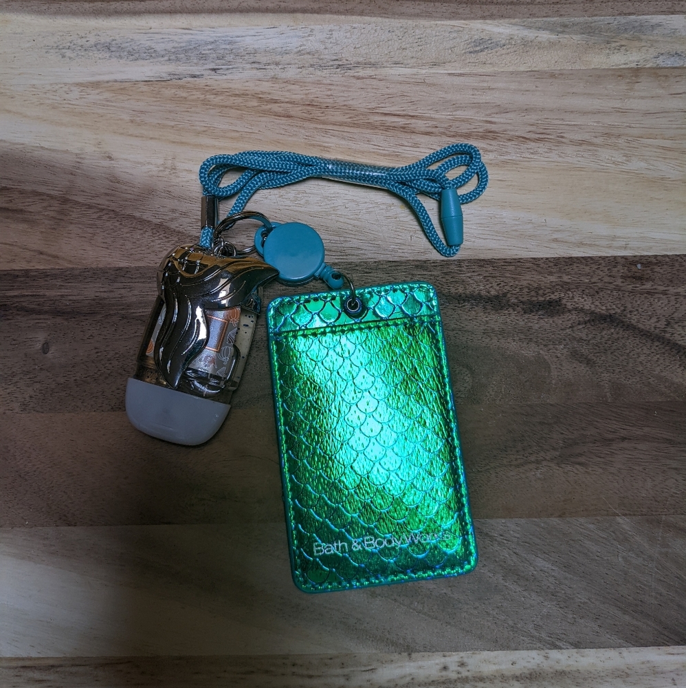 BBW PocketBac Holder plus ID Lanyard. Back to school mermaid!